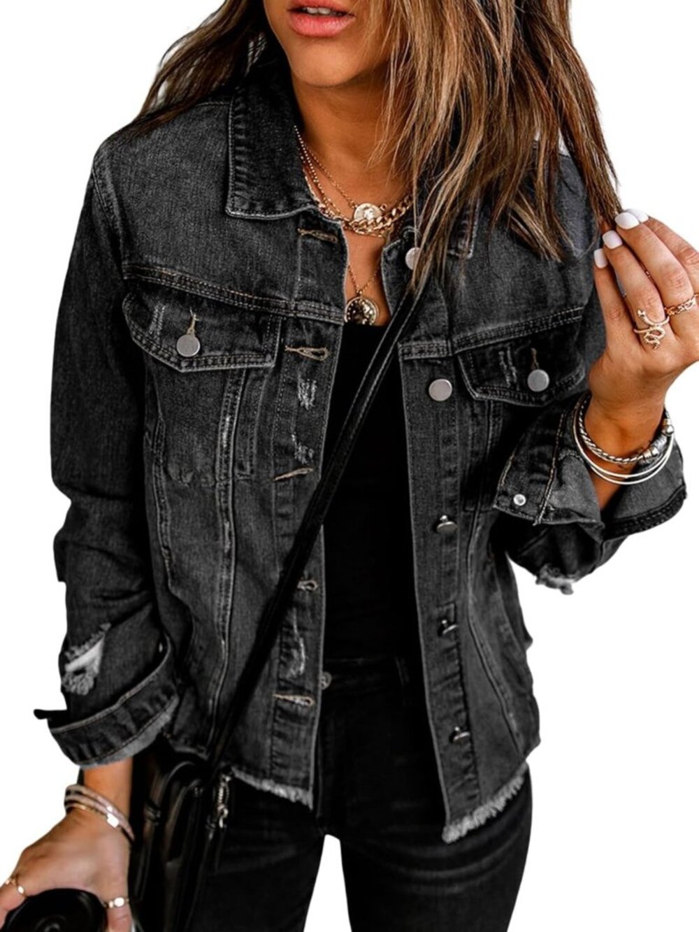 Trendy Women's Denim Jean Jacket for Fall 2026 - Perfect for Country Concerts